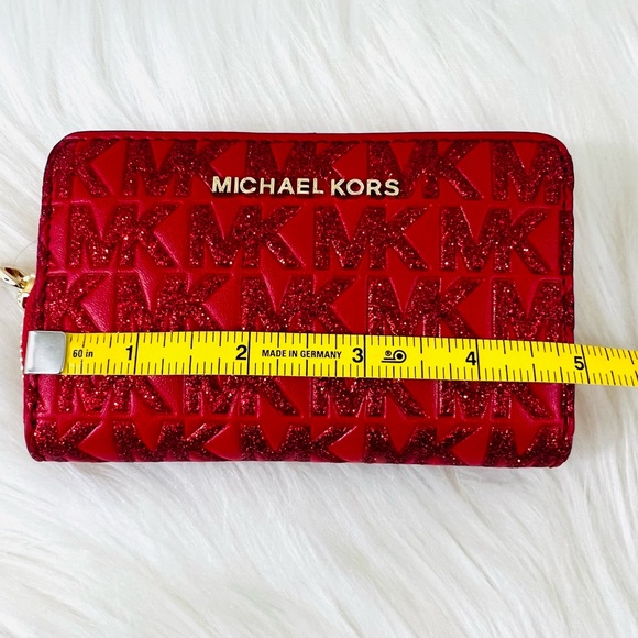 Michael Kors Jet Set Small Zip Around Card Case Wallet - Picture 12 of 14